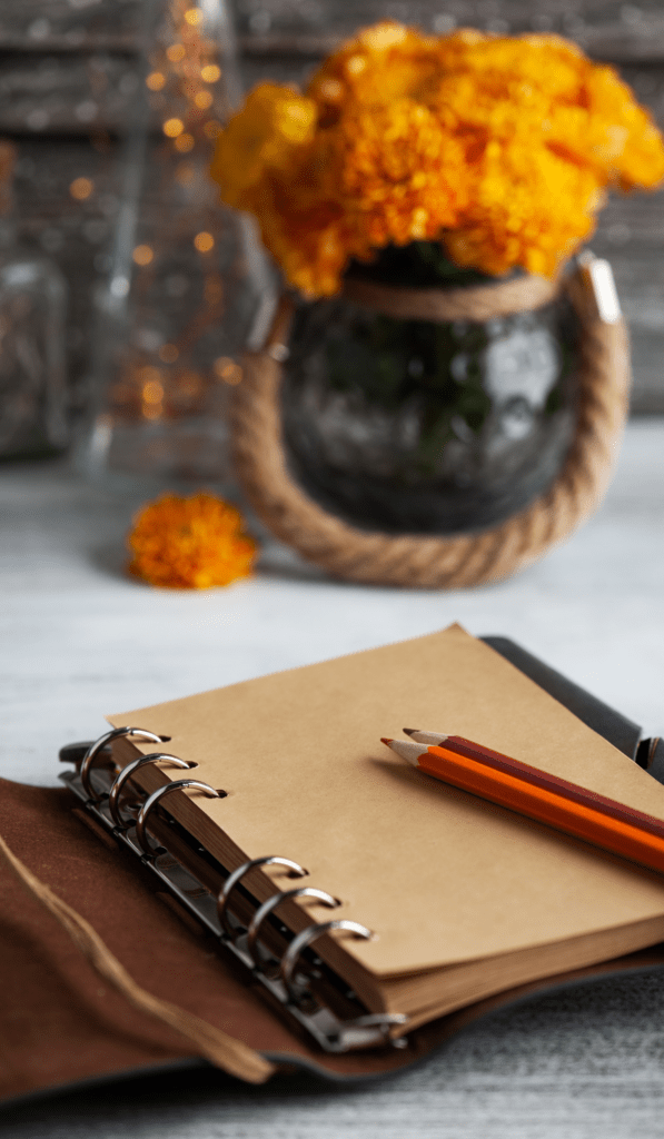 open journal portrait